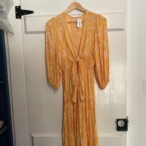 Mustard printed romper